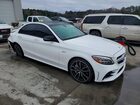 2019 Mercedes-benz C 43 Amg White vin: 55SWF6EB3KU300799