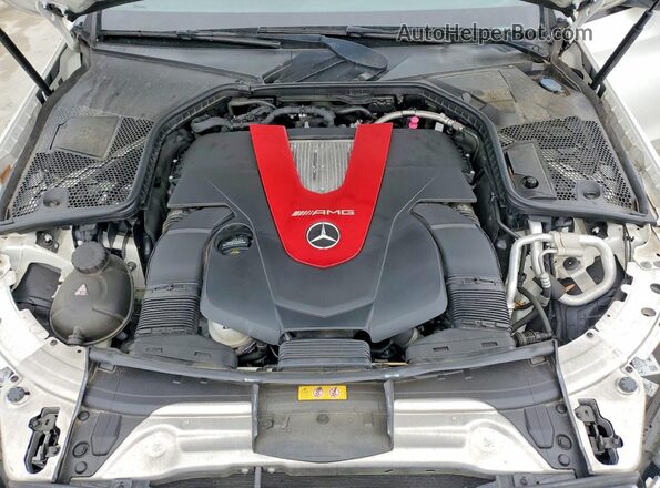 55SWF6EB3KU300799 2019 MERCEDES-BENZ C White Rear interior view