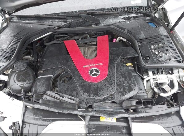 55SWF6EB5HU208456 2017 MERCEDES-BENZ AMG C 43 Silver Вид ззаду