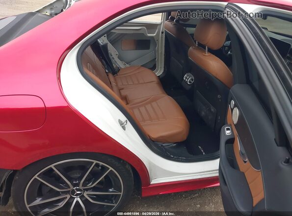 55SWF6EB5KU311979 2019 MERCEDES-BENZ AMG C 43 Red Вид наклейки з VIN-кодом