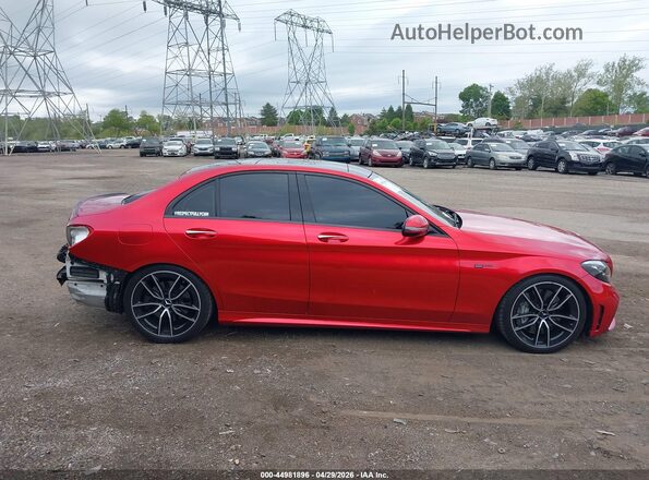 55SWF6EB5KU311979 2019 MERCEDES-BENZ AMG C 43 Red Панорамний вид салону 360°
