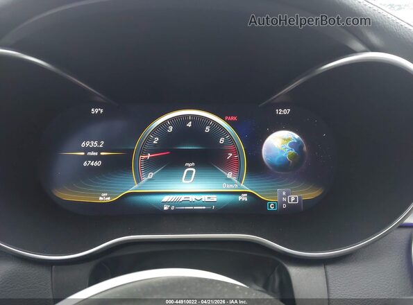 55SWF6EB5LU330128 2020 MERCEDES-BENZ AMG C 43 Blue Vista de los asientos traseros