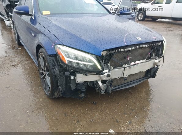 55SWF6EB5LU330128 2020 MERCEDES-BENZ AMG C 43 Blue Vista frontal