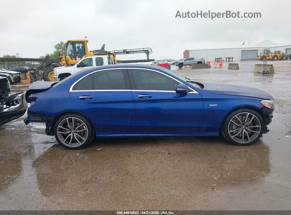 55SWF6EB5LU330128 2020 MERCEDES-BENZ AMG C 43 Blue Vista interior trasera