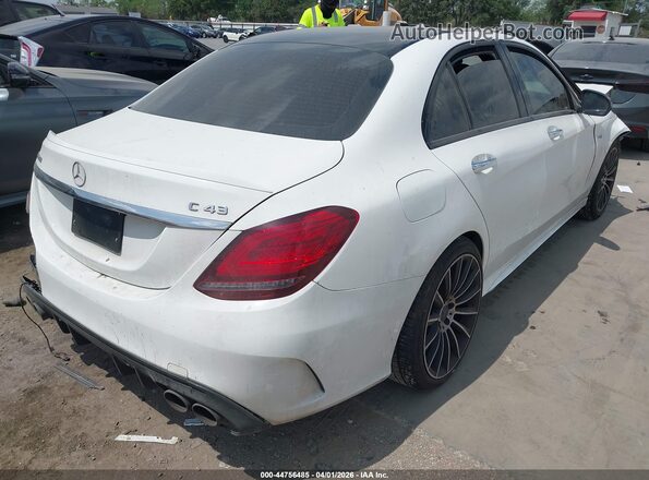 55SWF6EB7KU290102 2019 MERCEDES-BENZ AMG C 43 White Trasero derecho