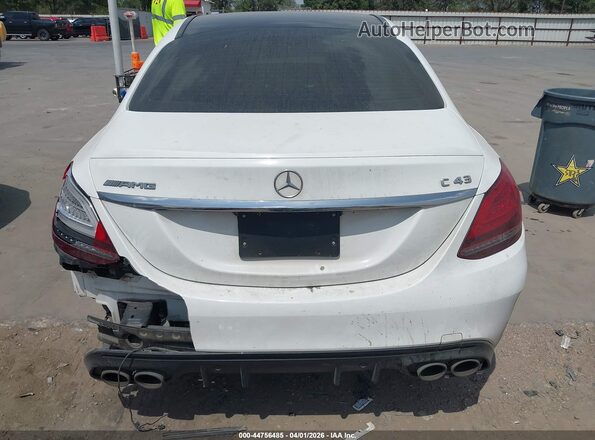 55SWF6EB7KU290102 2019 MERCEDES-BENZ AMG C 43 White 