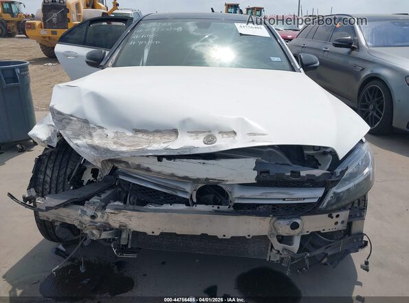 55SWF6EB7KU290102 2019 MERCEDES-BENZ AMG C 43 White Vista frontal