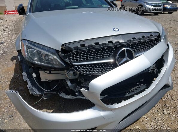 55SWF6EBXHU194733 2017 MERCEDES-BENZ AMG C 43 Silver Front view