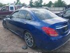 2018 Mercedes-benz Amg C 43 4matic Blue vin: 55SWF6EBXJU267430