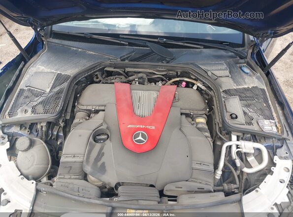 55SWF6EBXJU267430 2018 MERCEDES-BENZ AMG C 43 Blue Widok z tyłu