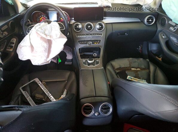 55SWF8DB1KU286799 2019 MERCEDES-BENZ C Серый Вид панели приборов