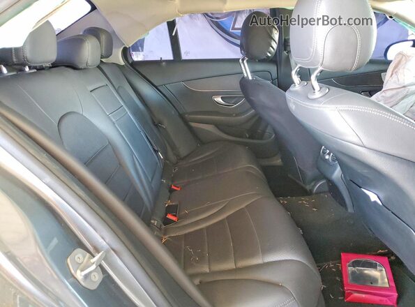 55SWF8DB1KU286799 2019 MERCEDES-BENZ C Серый Вид задних сидений