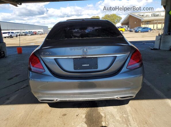 55SWF8DB1KU286799 2019 MERCEDES-BENZ C Серый Вид сзади
