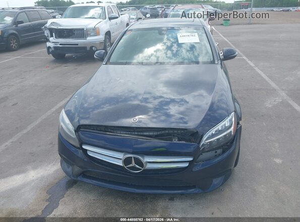 55SWF8DB1KU298807 2019 MERCEDES-BENZ C-CLASS Blue Widok zestawu wskaźników