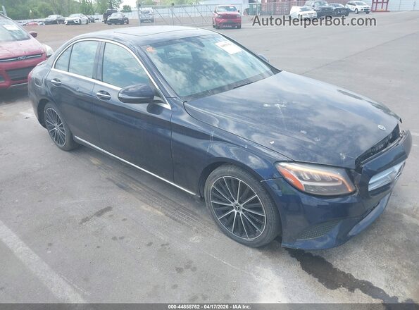 55SWF8DB1KU298807 2019 MERCEDES-BENZ C-CLASS Blue Przód prawy