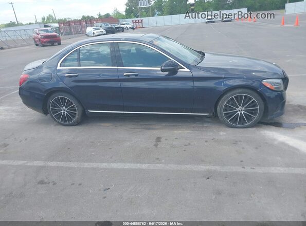 55SWF8DB1KU298807 2019 MERCEDES-BENZ C-CLASS Blue Widok wnętrza z tyłu
