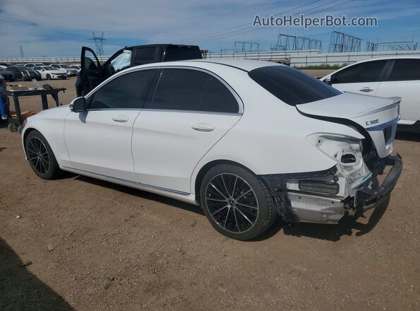 55SWF8DB1KU315007 2019 MERCEDES-BENZ C White Tył lewy