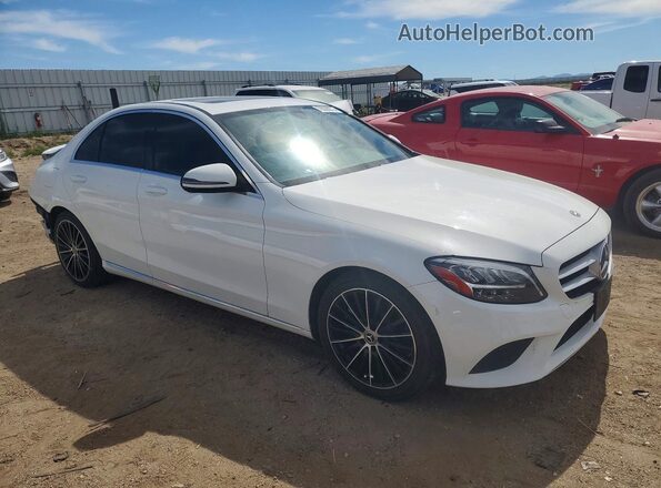 55SWF8DB1KU315007 2019 MERCEDES-BENZ C White Przód prawy