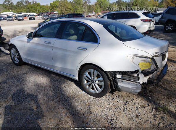 55SWF8DB1KU321681 2019 MERCEDES-BENZ C-CLASS White Հետևի ձախ