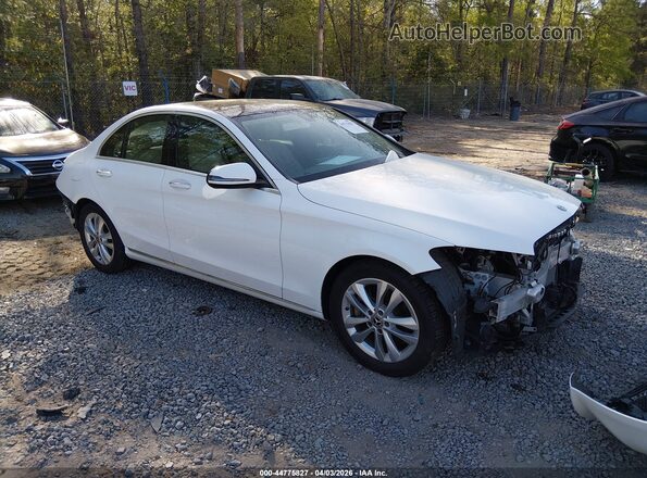 55SWF8DB1KU321681 2019 MERCEDES-BENZ C-CLASS White Առջևի աջ