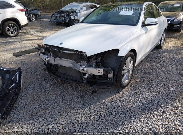 55SWF8DB1KU321681 2019 MERCEDES-BENZ C-CLASS White Դիմացի տեսք