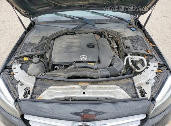 55SWF8DB2KU295317 2019 MERCEDES-BENZ C Black Engine compartment view