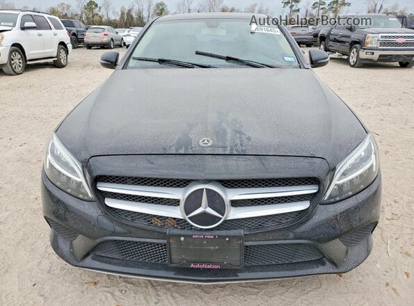 55SWF8DB2KU295317 2019 MERCEDES-BENZ C Black Front view