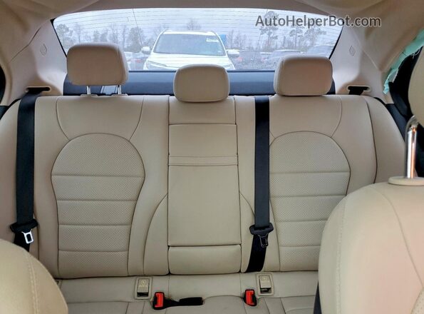 55SWF8DB2KU295317 2019 MERCEDES-BENZ C Black Rear seats view