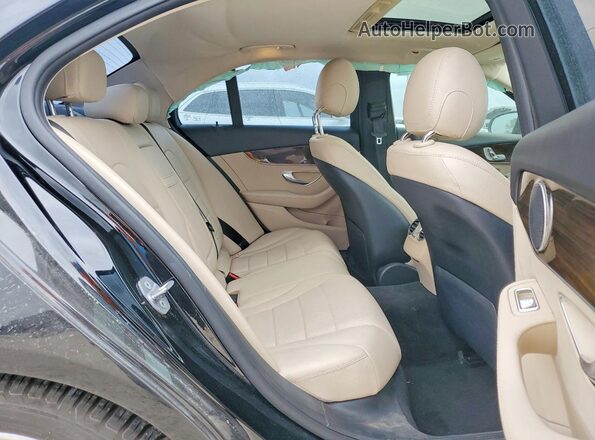 55SWF8DB2KU295317 2019 MERCEDES-BENZ C Black Rear interior view