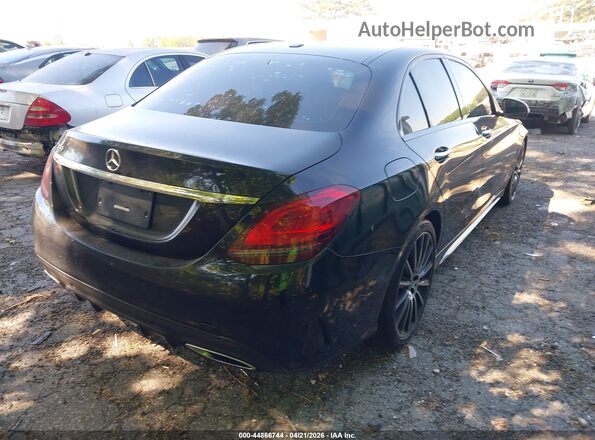 55SWF8DB2KU299464 2019 MERCEDES-BENZ C-CLASS Black Tył prawy