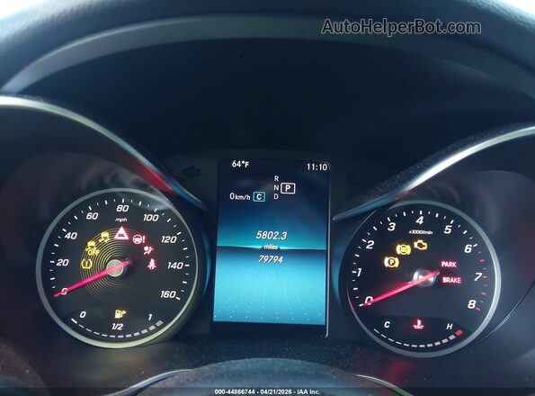 55SWF8DB2KU299464 2019 MERCEDES-BENZ C-CLASS Black Widok tylnych siedzeń