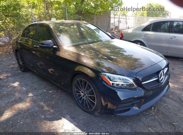 55SWF8DB2KU299464 2019 MERCEDES-BENZ C-CLASS Black Przód prawy
