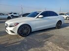 2019 Mercedes-benz C 300 White vin: 55SWF8DB2KU322788