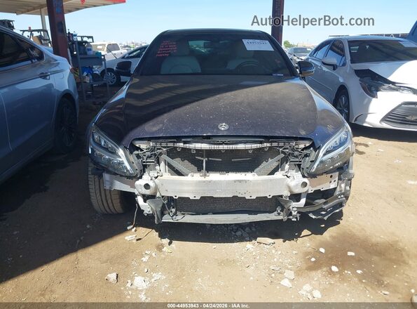 55SWF8DB3KU284911 2019 MERCEDES-BENZ C-CLASS Blue Widok z przodu