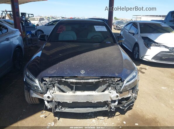 55SWF8DB3KU284911 2019 MERCEDES-BENZ C-CLASS Blue Widok wnętrza z tyłu