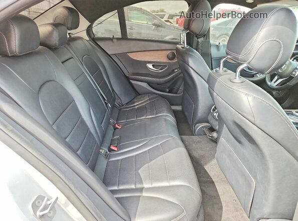 55SWF8DB5KU295330 2019 MERCEDES-BENZ C Silver Widok tylnych siedzeń