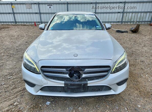 55SWF8DB5KU295330 2019 MERCEDES-BENZ C Silver Widok z przodu