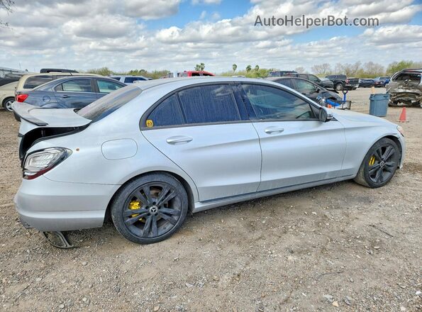 55SWF8DB5KU295330 2019 MERCEDES-BENZ C Silver Tył prawy