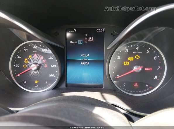 55SWF8DB7KU294891 2019 MERCEDES-BENZ C-CLASS Black Հետևի նստատեղերի տեսք