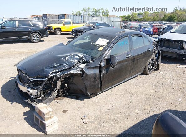 55SWF8DB7KU294891 2019 MERCEDES-BENZ C-CLASS Black Առջևի ձախ երեք քառորդ տեսարան