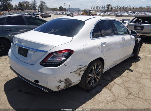 55SWF8DB8KU316316 2019 MERCEDES-BENZ C-CLASS White Tył prawy