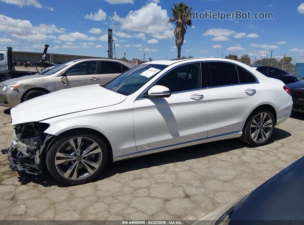 55SWF8DB8KU316316 2019 MERCEDES-BENZ C-CLASS White 