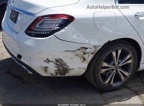 55SWF8DB8KU316316 2019 MERCEDES-BENZ C-CLASS White 