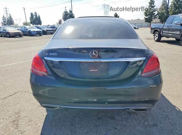 55SWF8DBXKU303695 2019 MERCEDES-BENZ C Black უკანა ხედი