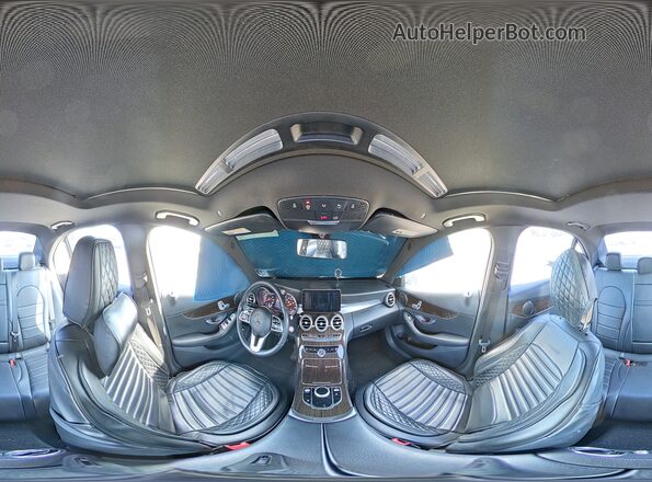 55SWF8DBXKU303695 2019 MERCEDES-BENZ C Black VIN კოდის სტიკერის ხედი