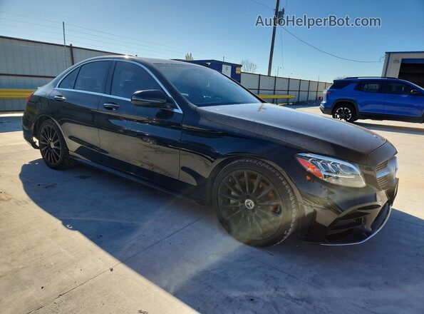 55SWF8DBXKU311442 2019 MERCEDES-BENZ C Black Przód prawy