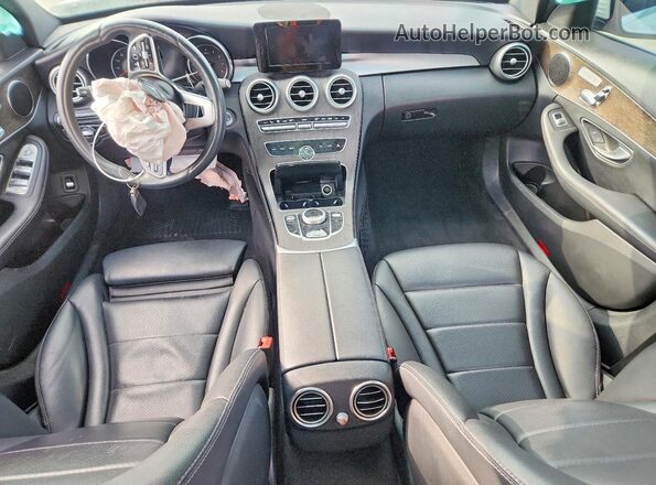 55SWF8EB0KU286761 2019 MERCEDES-BENZ C White Widok deski rozdzielczej