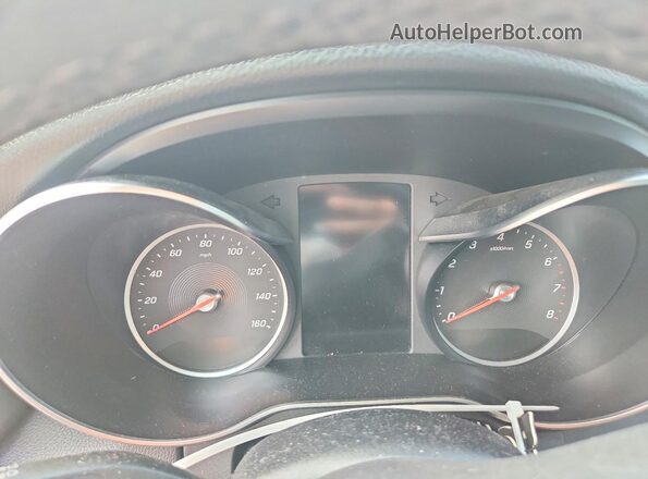 55SWF8EB0KU286761 2019 MERCEDES-BENZ C White Widok zestawu wskaźników