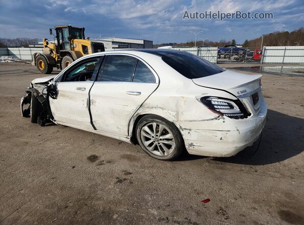55SWF8EB0KU286761 2019 MERCEDES-BENZ C White Tył lewy