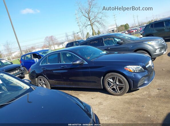 55SWF8EB0KU292611 2019 MERCEDES-BENZ C-CLASS Blue Widok wnętrza z tyłu